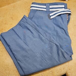 White Stag Blue Pants with Striped Detail